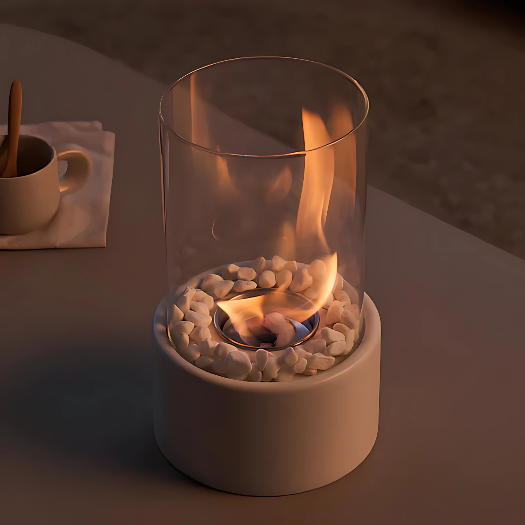 Öllampe Ewige Flamme – Glas, Tischdeko