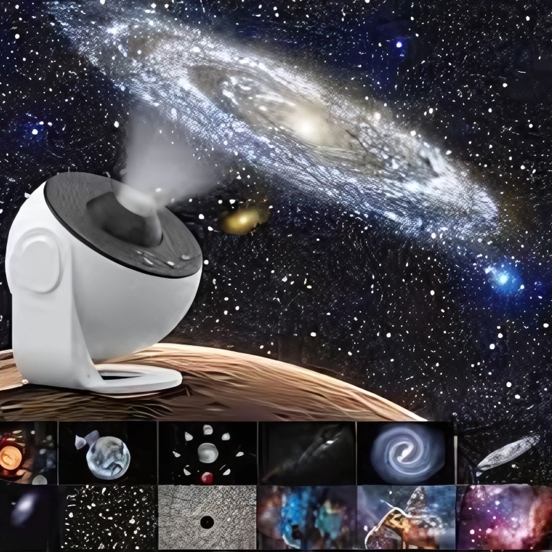 Skylight Planetarium Projektor – 12 Effekte, Dimmbar, Timerfunktion für Schlafzimmer