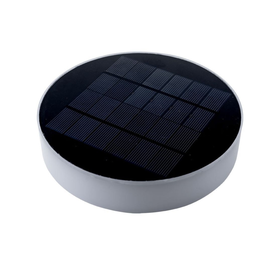 Solar-LED-Gartenleuchte mit Erdspieß Schwarz Außenlampe