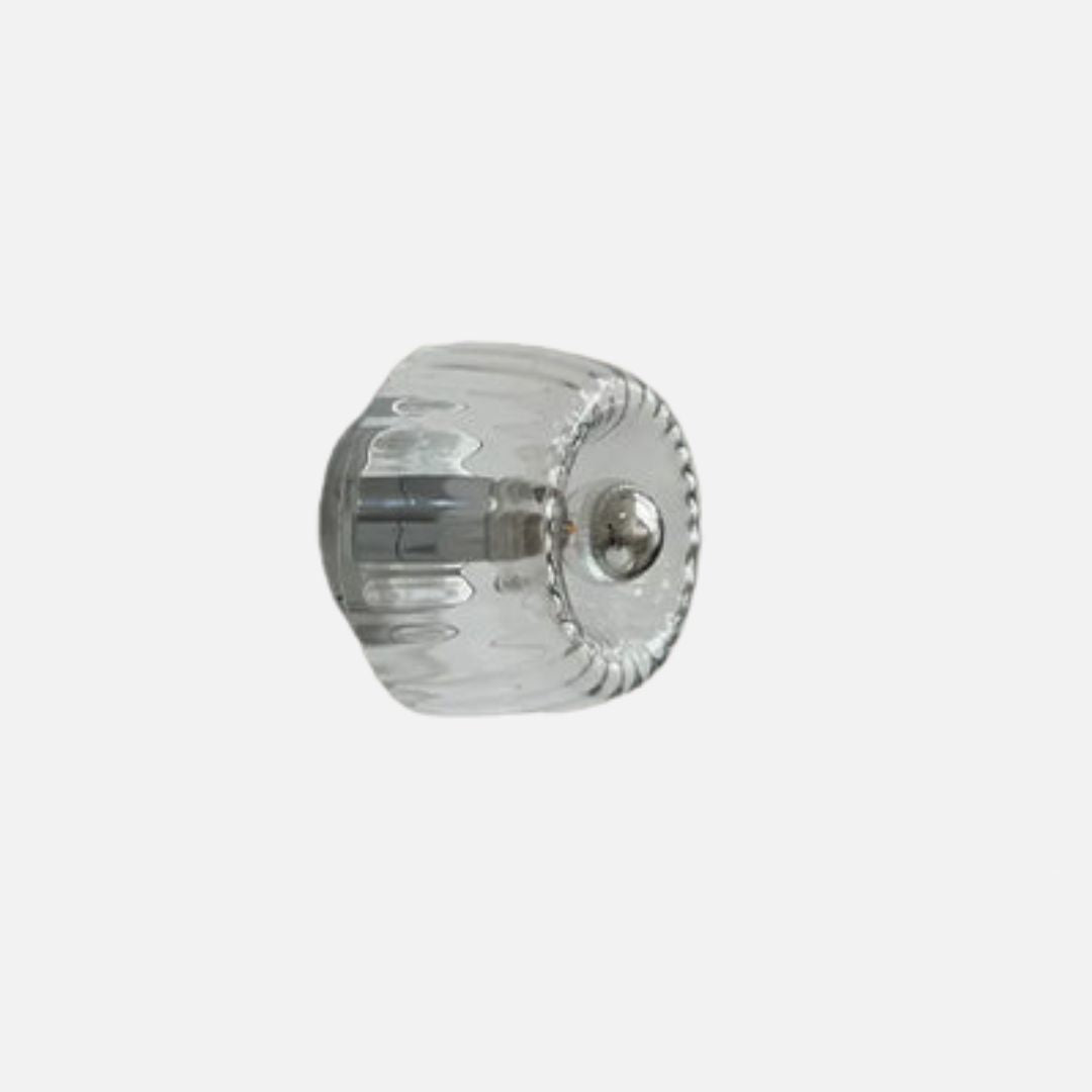Stilvolle LED Wandleuchte aus Glas für moderne Innenräume – Warmes Licht