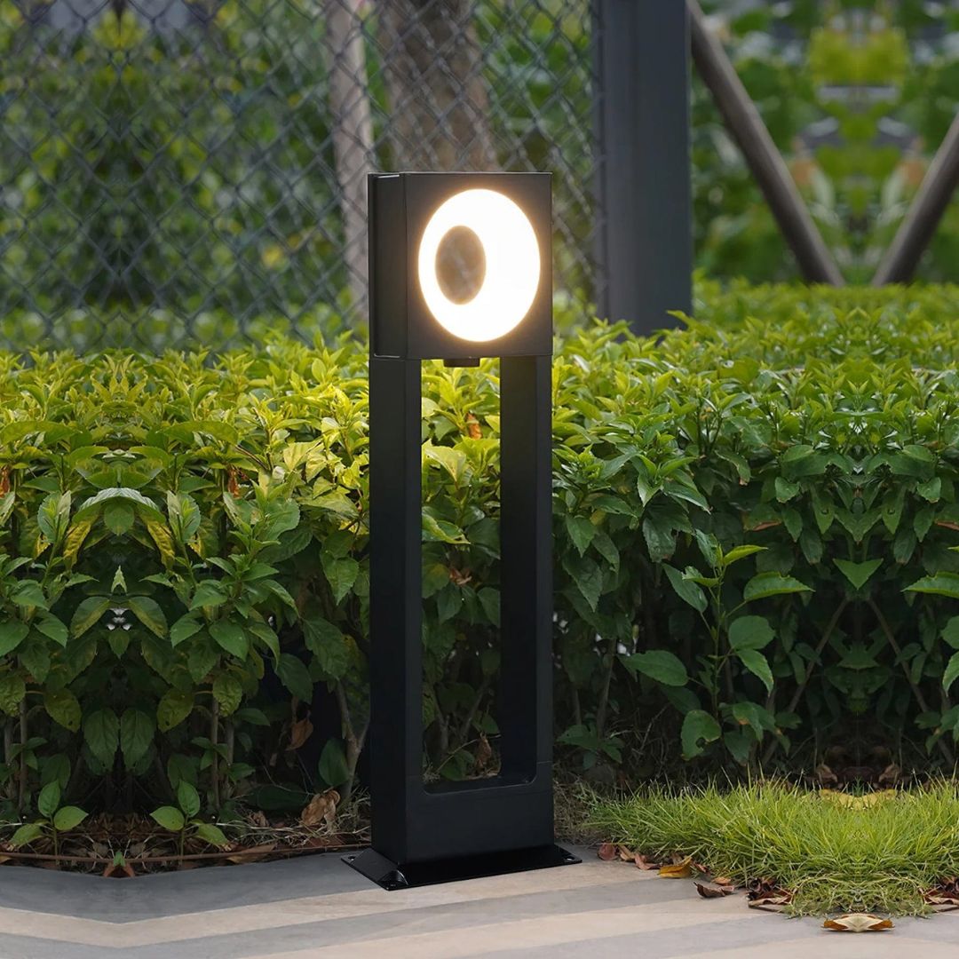 Wetterfeste Außenwandleuchte mit 20W LED – Aluminium, Warmweiß für Garten und Wege