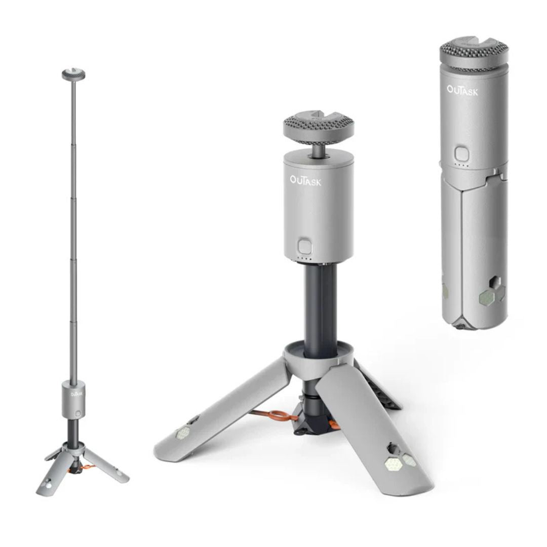 Teleskop-Stativ-Outdoor-Lampe mit Powerbank und wasserdichtem Design