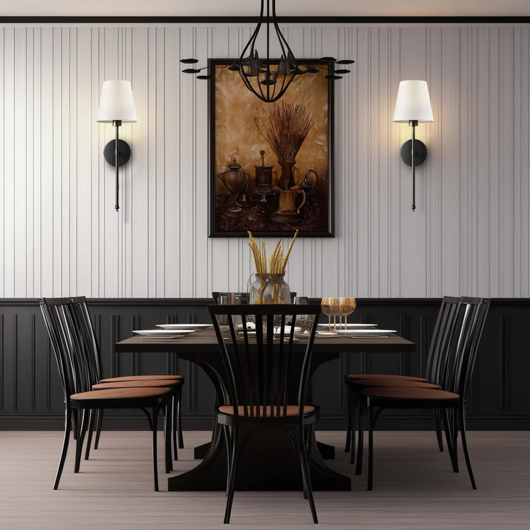 Kabellose LED Wandleuchten – Modern, Dimmbar für Wohnzimmer & Flur