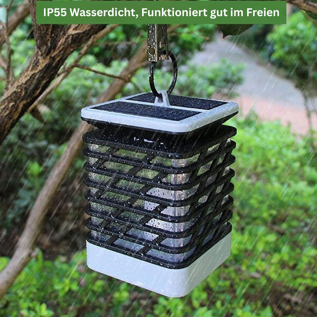Solar LED Laternenlichter Außen Wasserdicht Warmweiß
