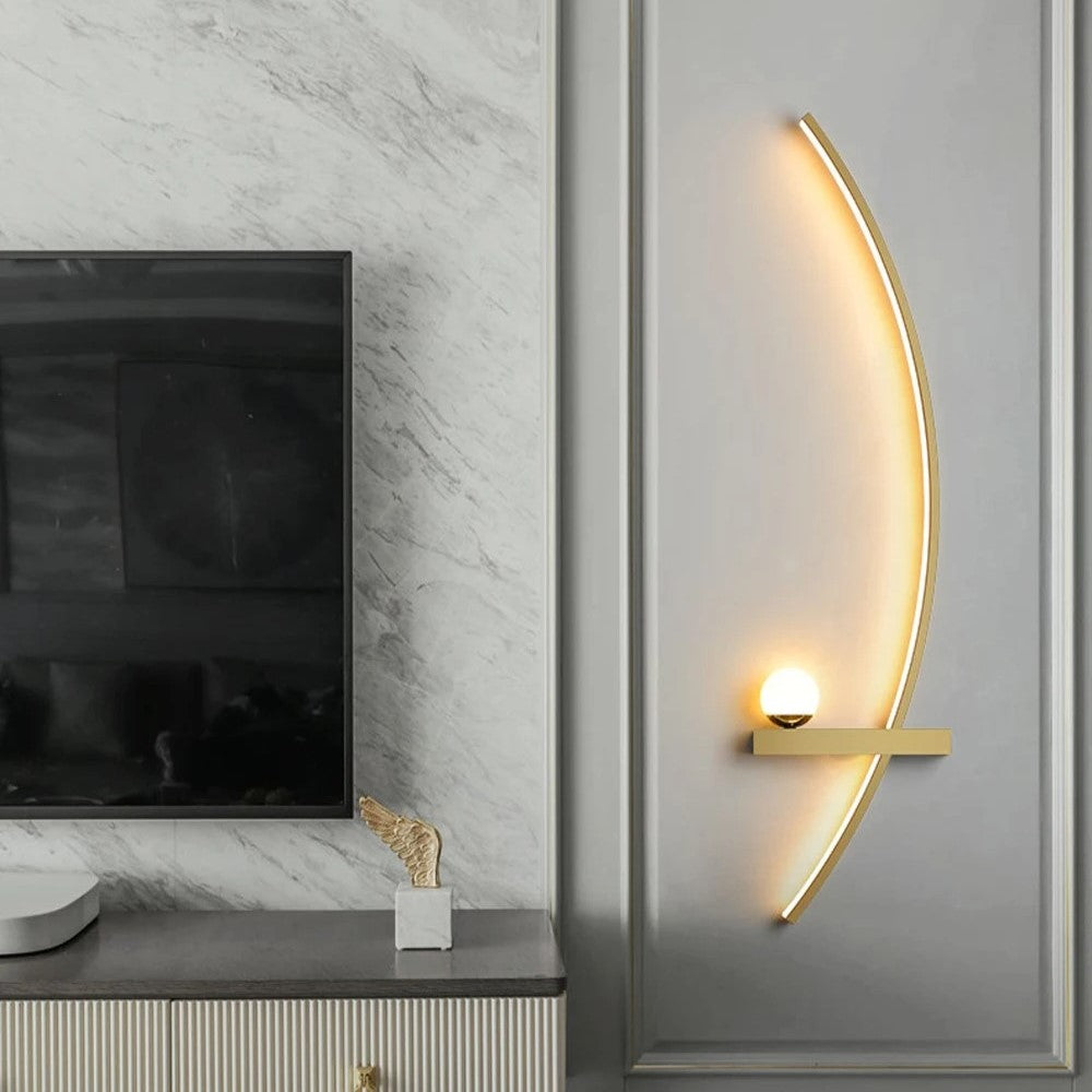 Variant image for Minimalistische LED-Wandleuchte Schwarz mit 3 Beleuchtungsmodi-19