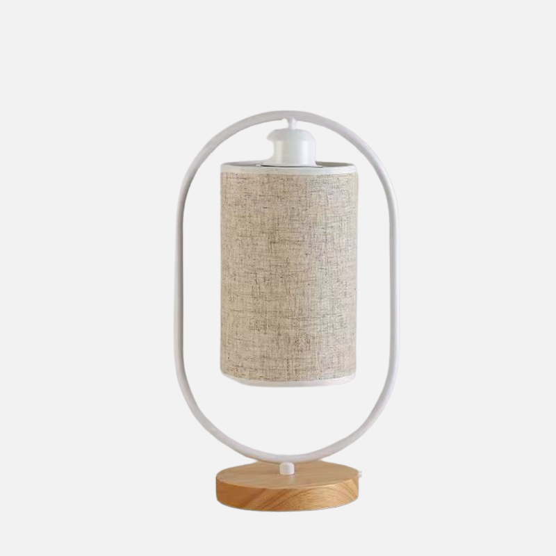 Vintage-Tischlampe aus Holz mit LED-Licht – Warme Beleuchtung für Schlafzimmer oder Schreibtisch