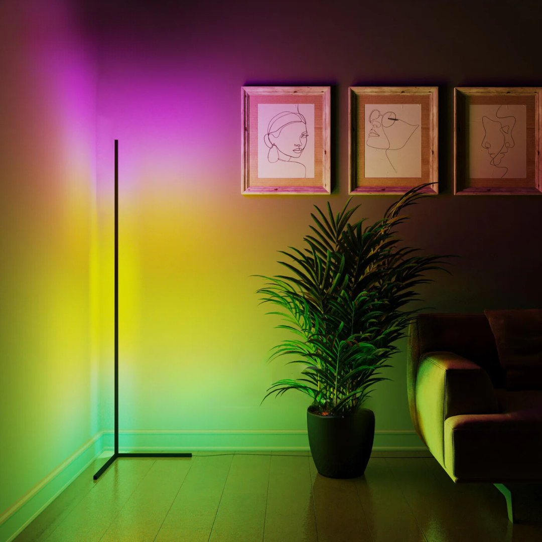 LED Stehlampe LumiPillar – Modern, Dimmbar für Wohnzimmer & Büro