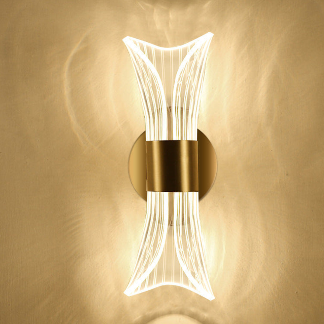 Transparente LED Wandleuchte 8W – Modernes Design für Innenräume