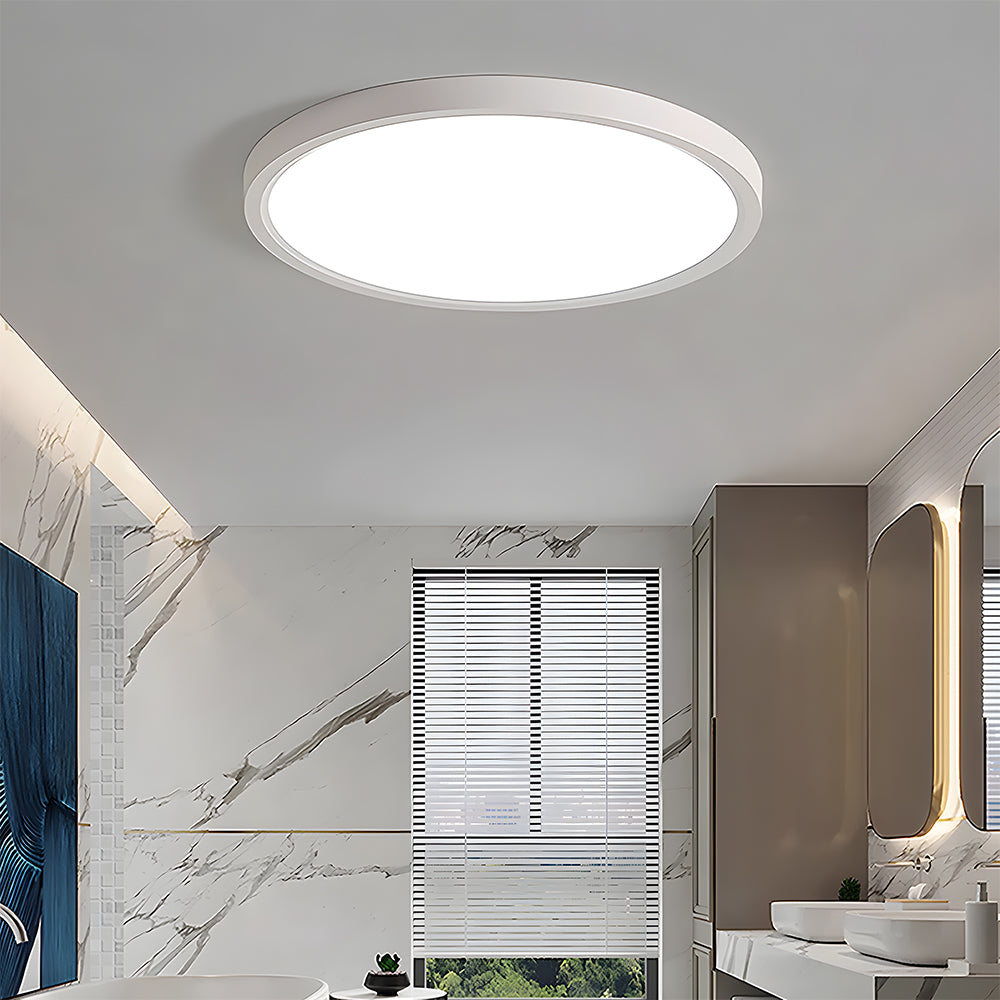 Runde LED Deckenleuchte aus Acryl – Minimalistisches Design für Wohnzimmer und Schlafzimmer-5