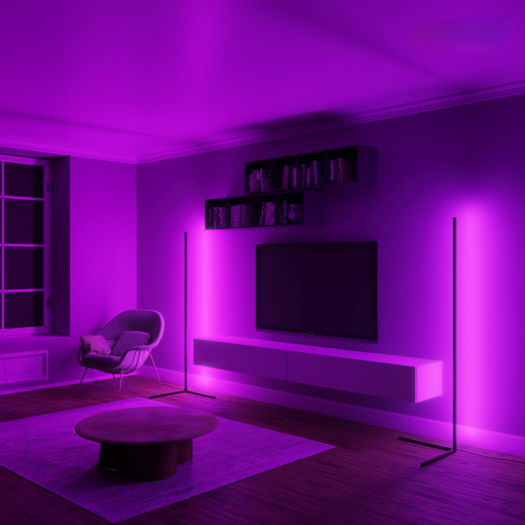 LED Stehlampe LumiPillar – Modern, Dimmbar für Wohnzimmer & Büro