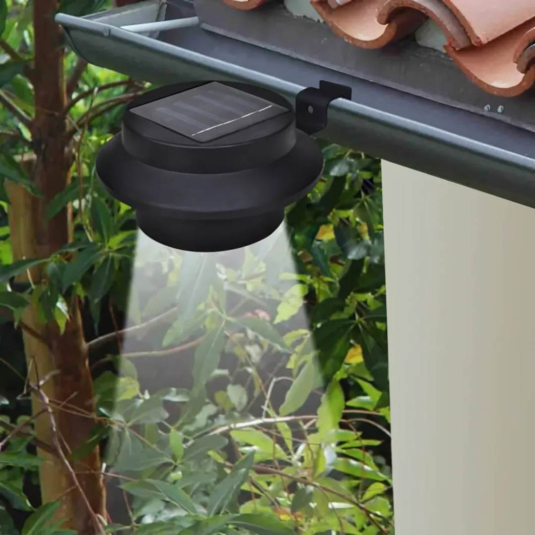 Solarbetriebene Außenleuchte Set – 2 Stück, IP44 Wetterfest für Garten