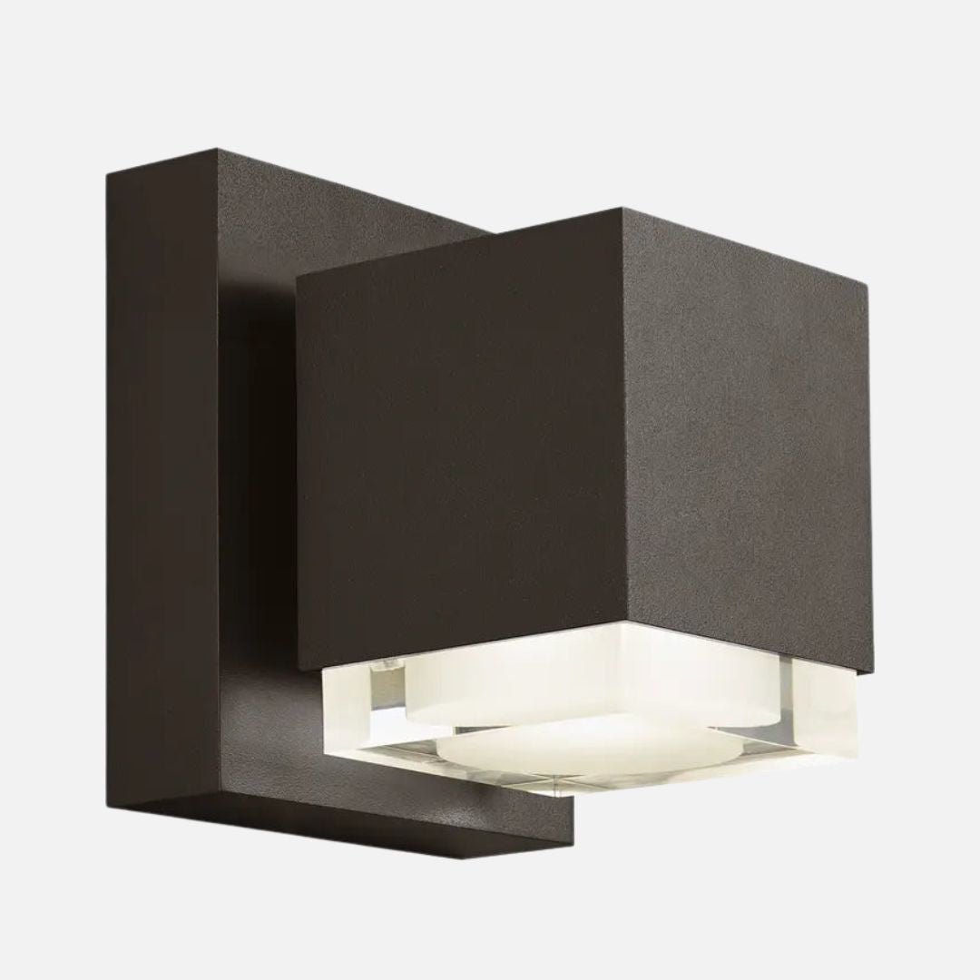 Außenwandleuchte Edelstahl mit LED und UV-beständigem Acryl – Modernes Design