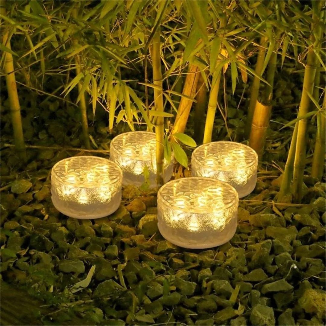 Solar Eisziegel-Lampe LED Außenbereich Wasserdichte Gartenleuchte