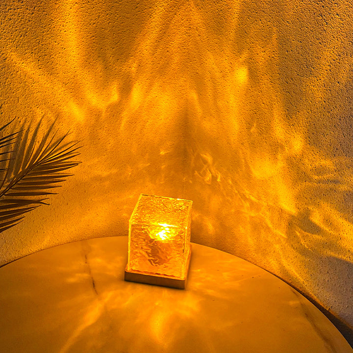 LED Kristalllampe – Farbwechsel, Feuer- & Polarlichteffekt