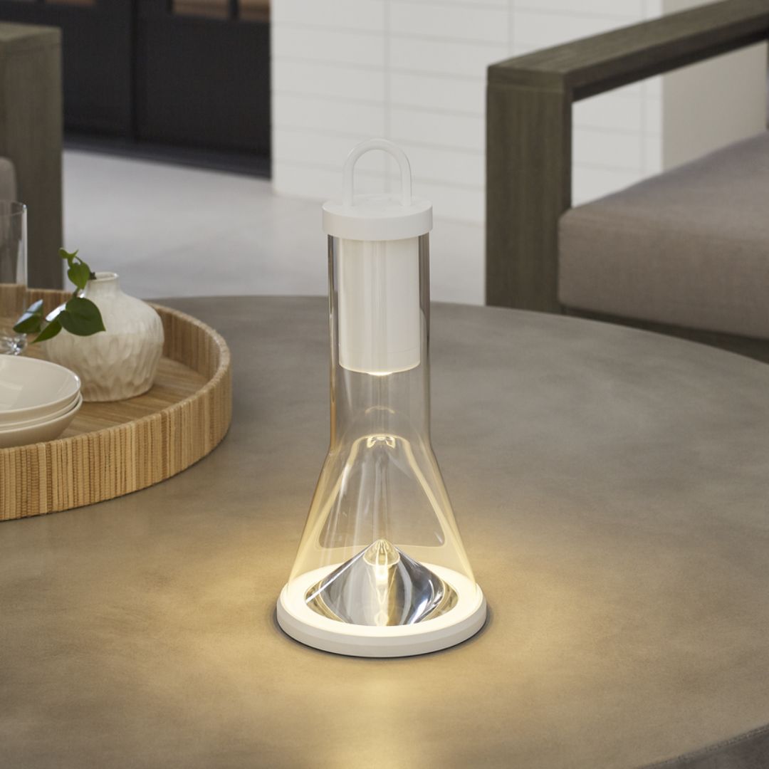 Wiederaufladbare Tischlampe – Minimalistische Kabellose Tischleuchte mit 14h Akku