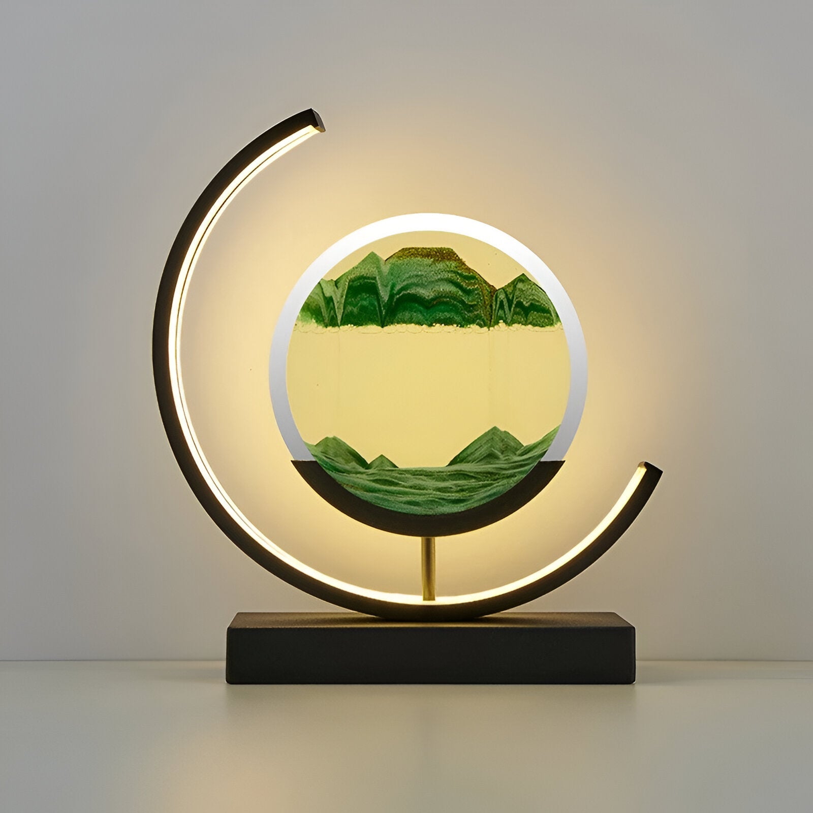 Serava - Sandlampe mit App- & Fernbedienung - Dimmbar mit 3 Lichtfarben