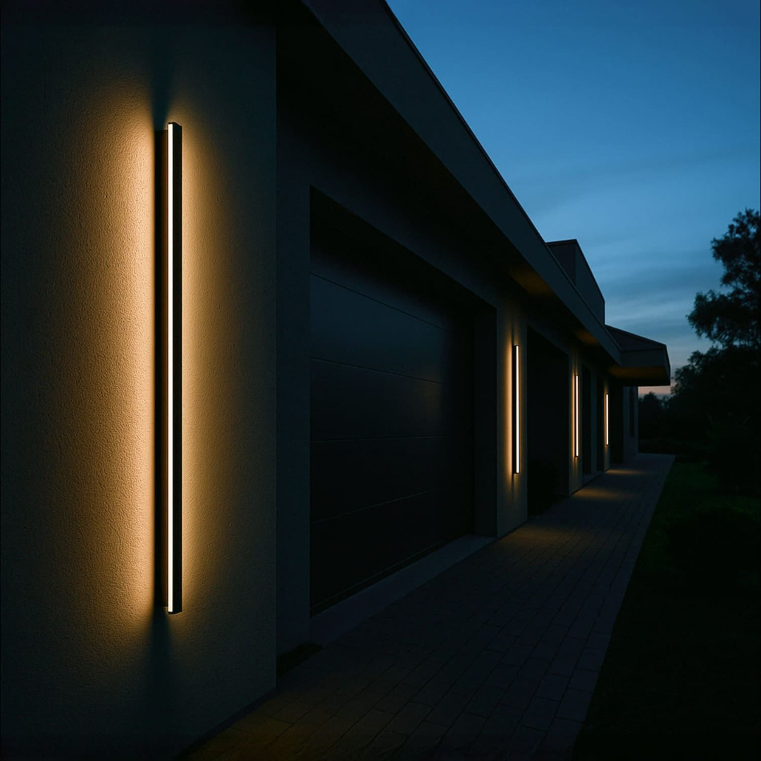 Dimmbar LED Stehlampe – Wetterfest, Warmweiß, Modern