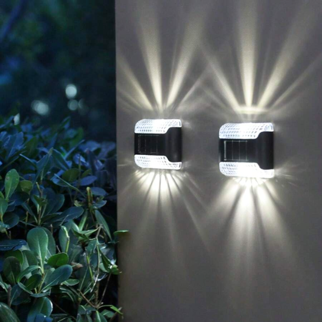 Solar Wandleuchte Außen – IP65 Wetterfest, Automatisch für Garten & Terrasse