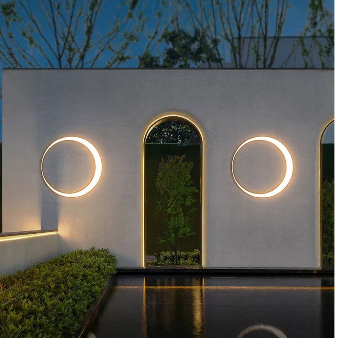 IP65 Wasserdichte Außenwandleuchte Edelstahl – Runde LED Außenwandlampe