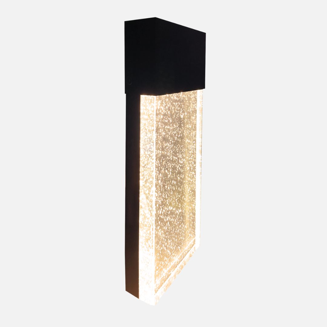 LED Wandlampe mit Bubble-Glas und CCT-Auswahl – Vertikales Design