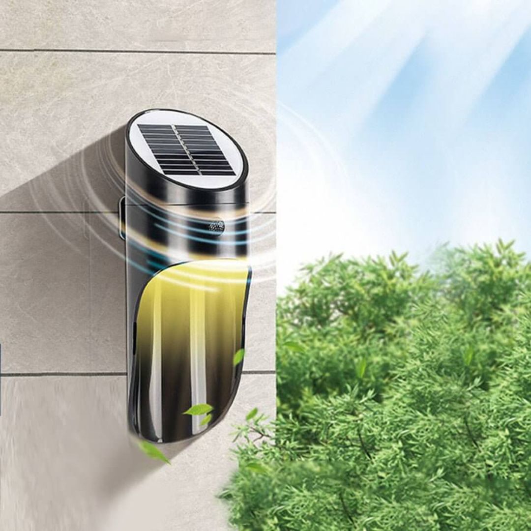 Solarbetriebene LED-Wandleuchte Außenbereich Wasserdicht mit Bewegungssensor