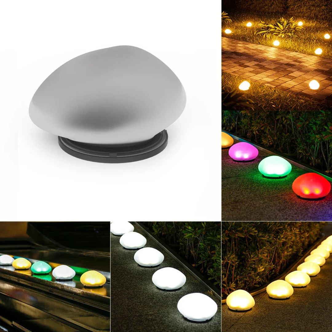 Solar Gartenlampe Dimmbar – Wasserdicht und Minimalistisch für Außenbereiche