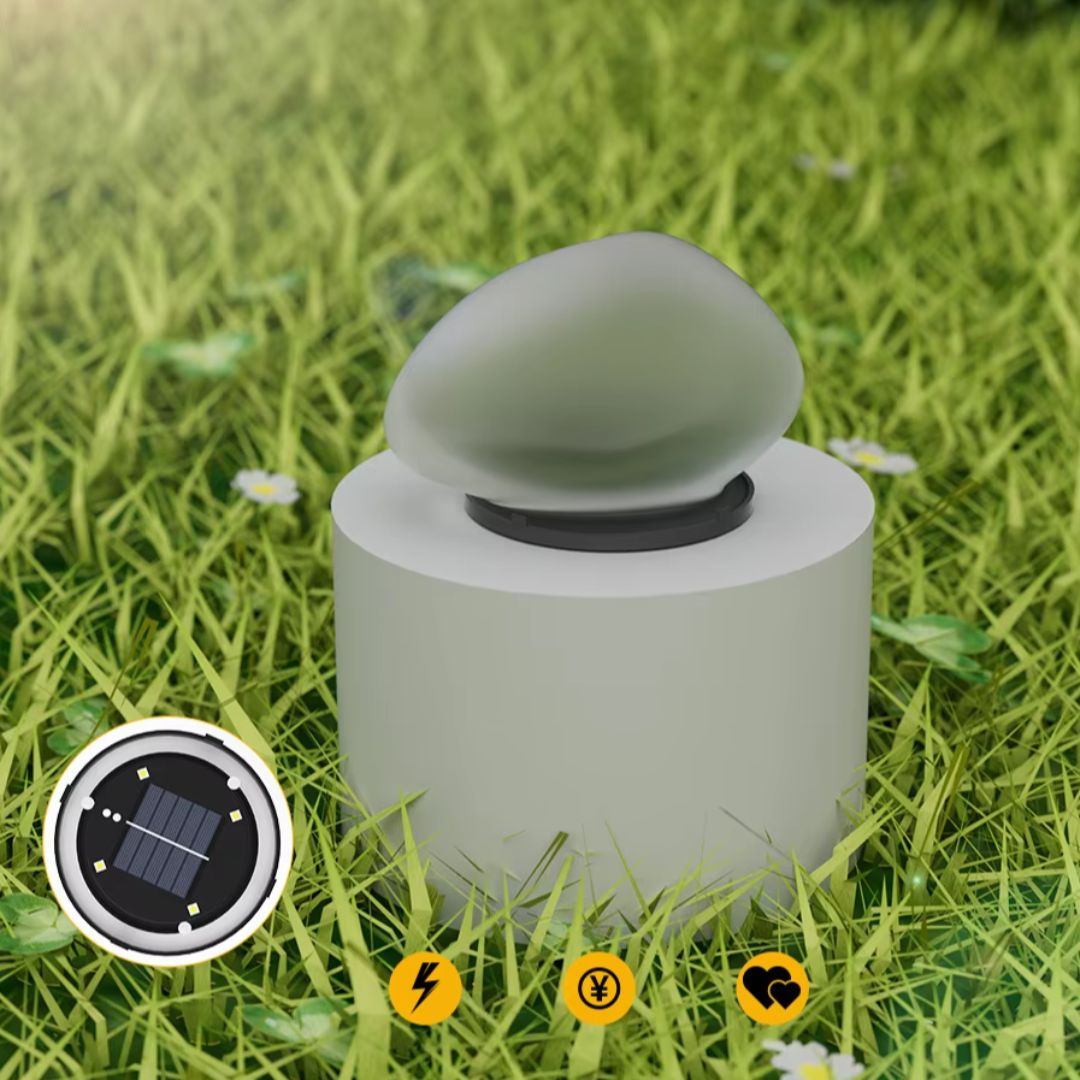 Solar Gartenlampe Dimmbar – Wasserdicht und Minimalistisch für Außenbereiche