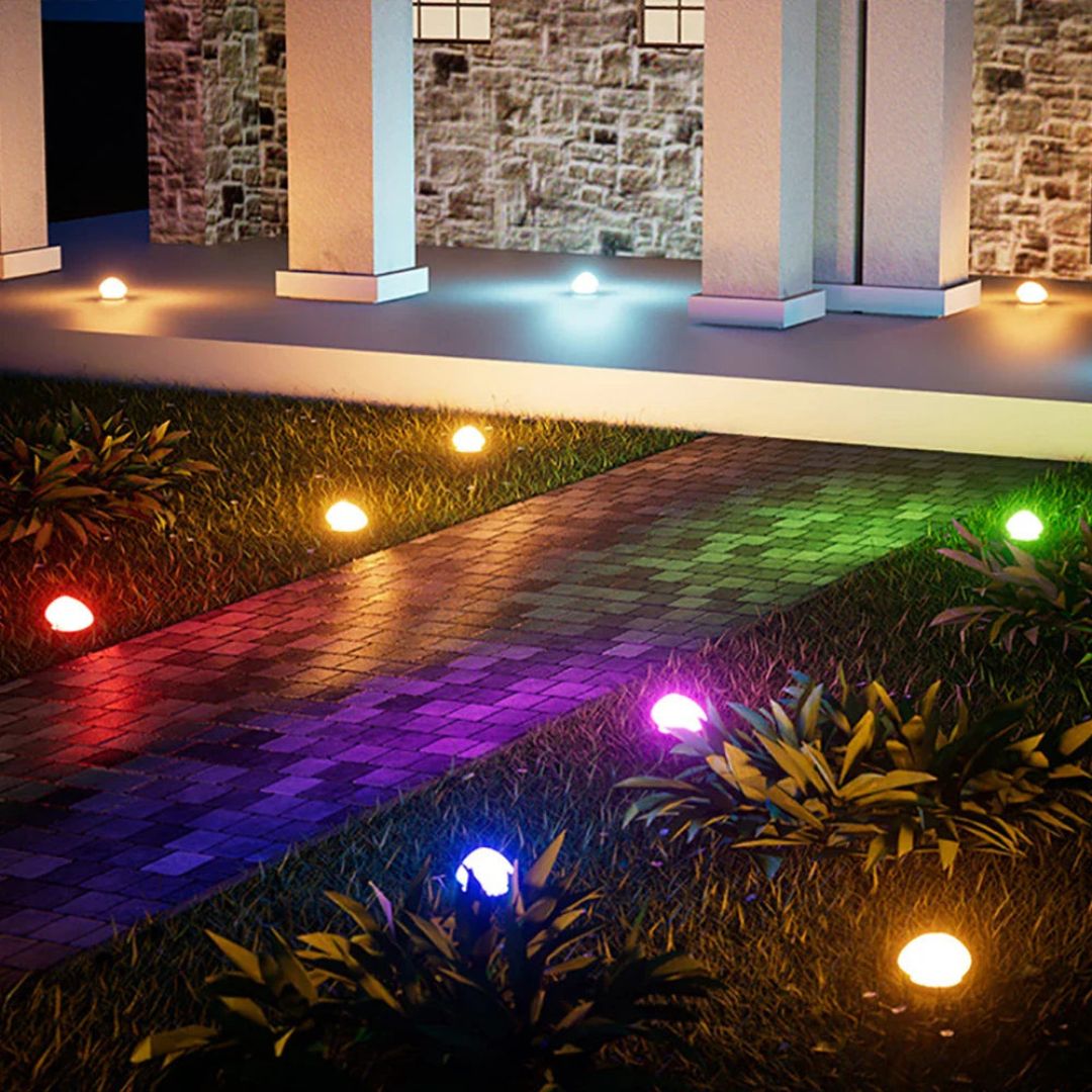 Solar Gartenlampe Dimmbar – Wasserdicht und Minimalistisch für Außenbereiche
