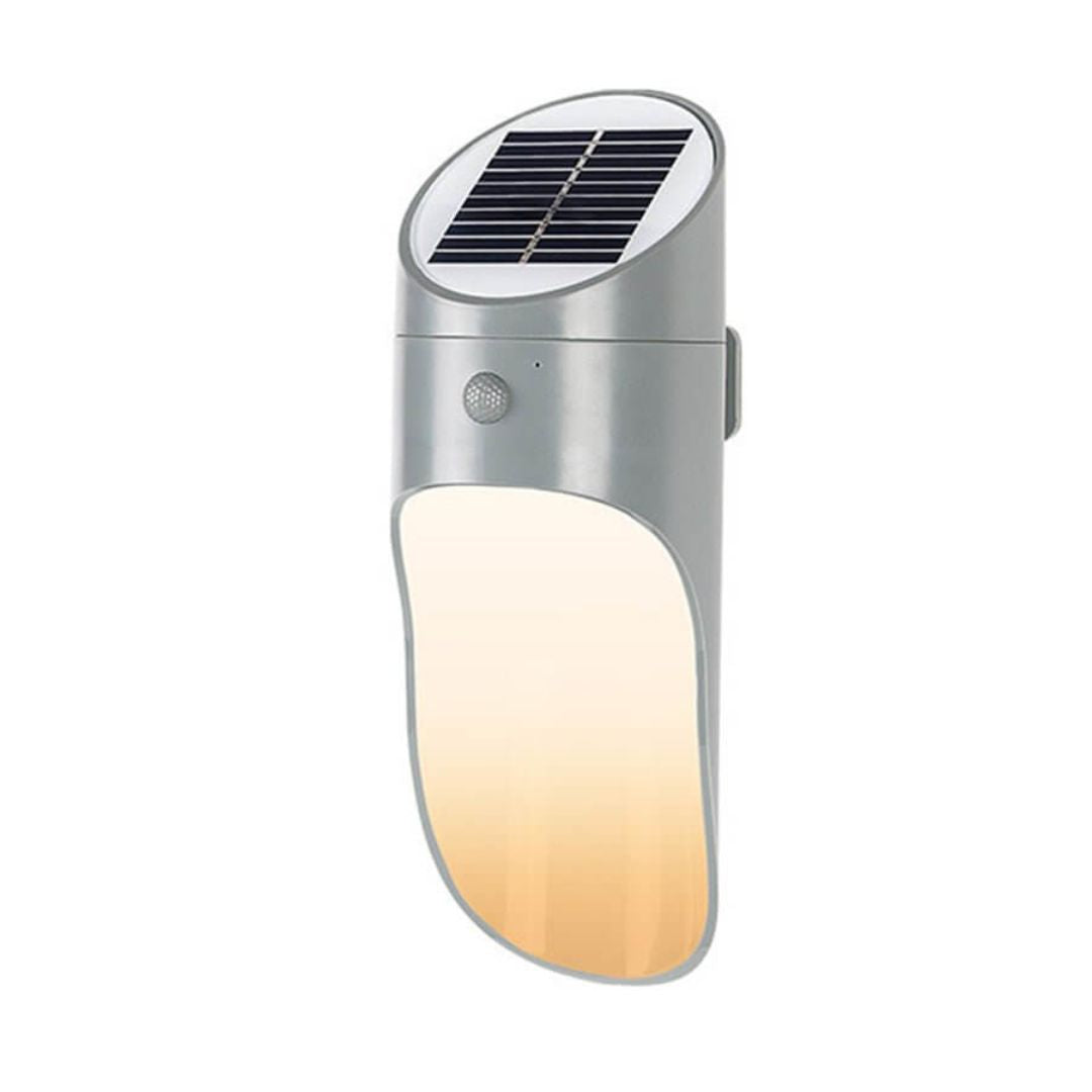 Solarbetriebene LED-Wandleuchte Außenbereich Wasserdicht mit Bewegungssensor