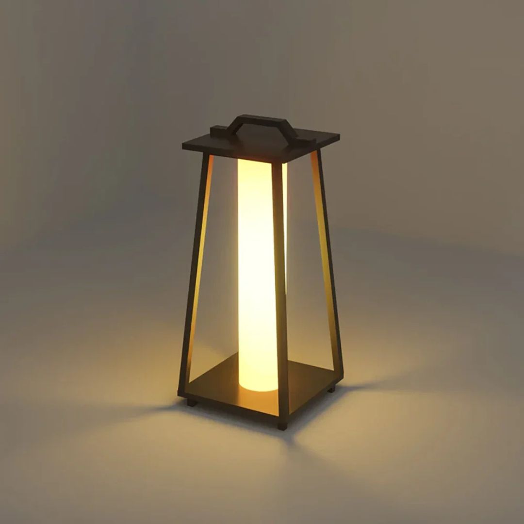 Outdoor-LED-Laterne Edelstahl Solar-Bodenlampe