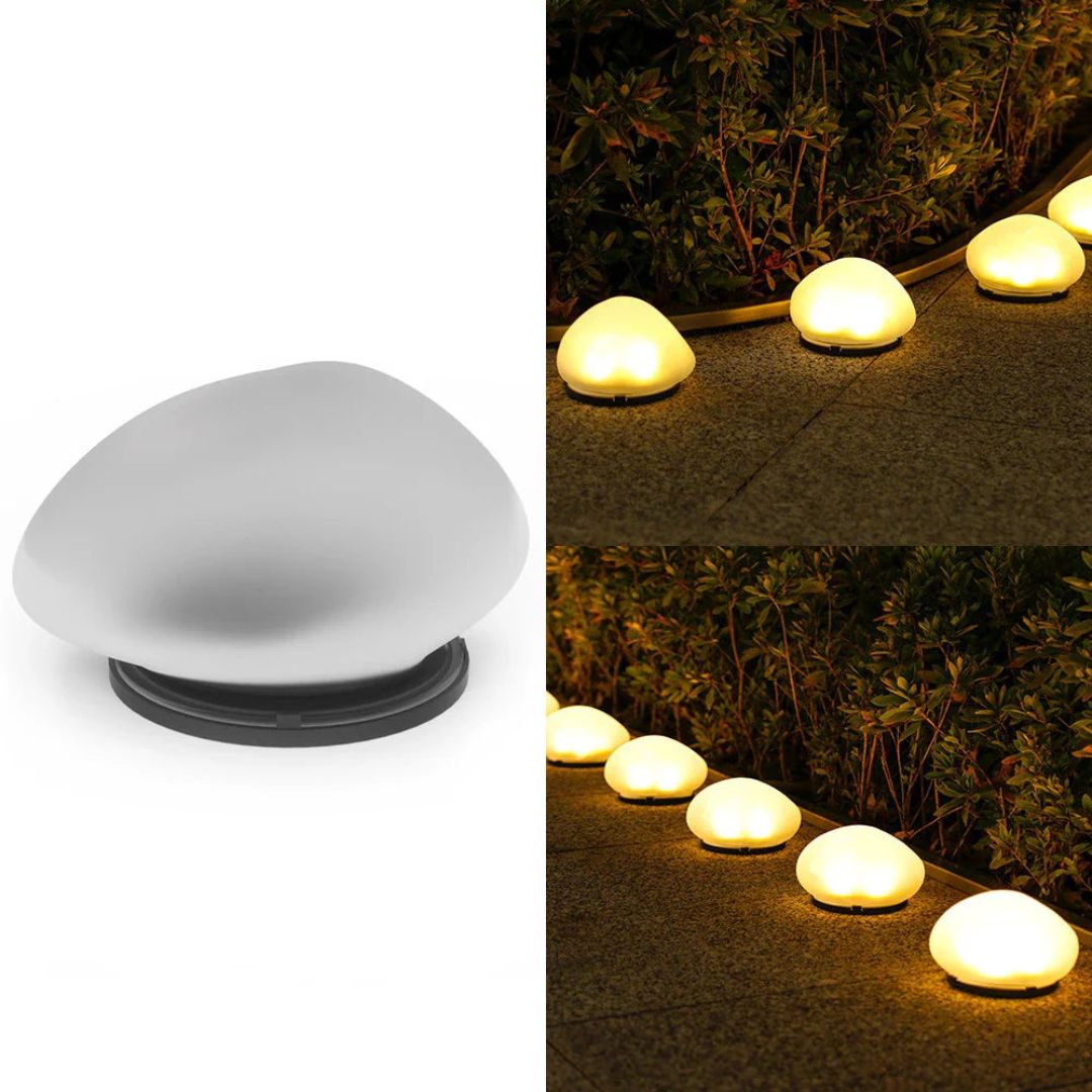 Solar Gartenlampe Dimmbar – Wasserdicht und Minimalistisch für Außenbereiche