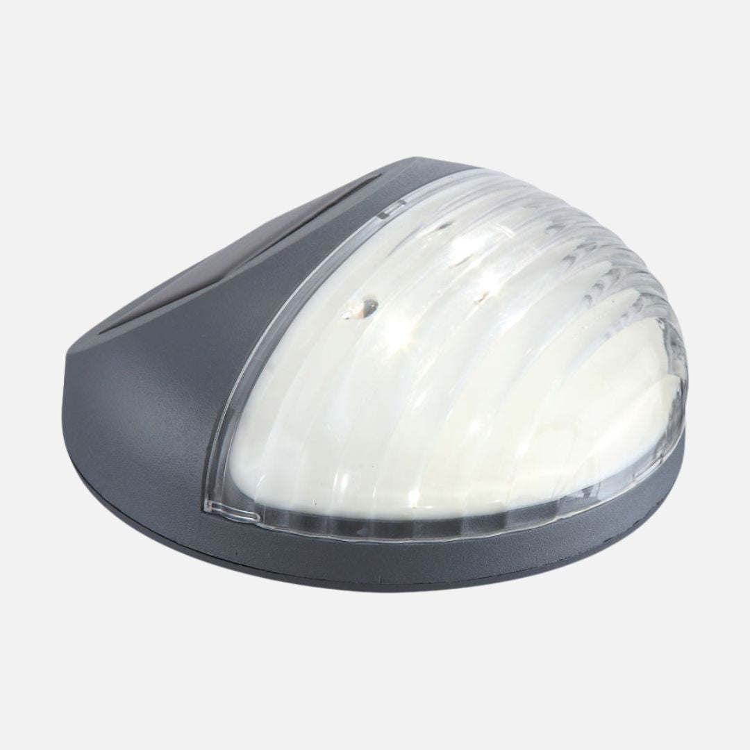 Solar Zaunleuchten LED Set mit 6 Stück Wasserdicht Kunststoff