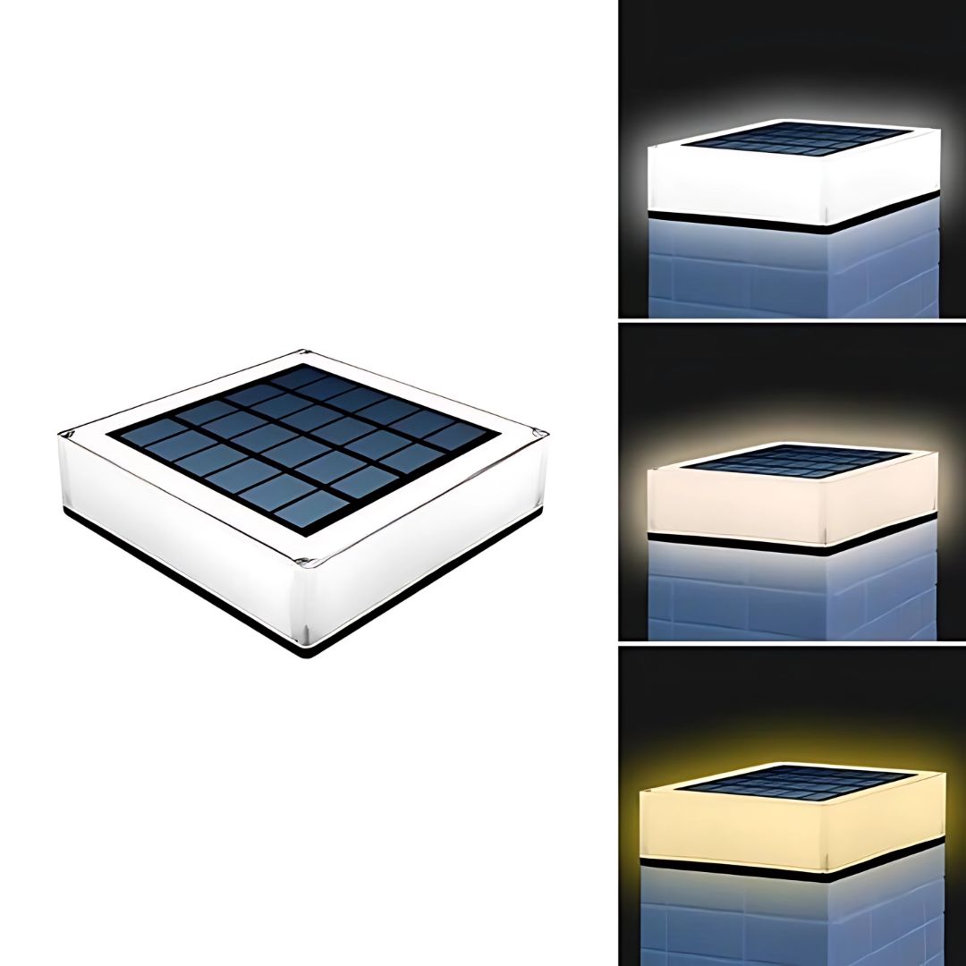 Moderne Solarleuchte IP65 Wasserdicht – LED Solarlampe für Gartenbeleuchtung
