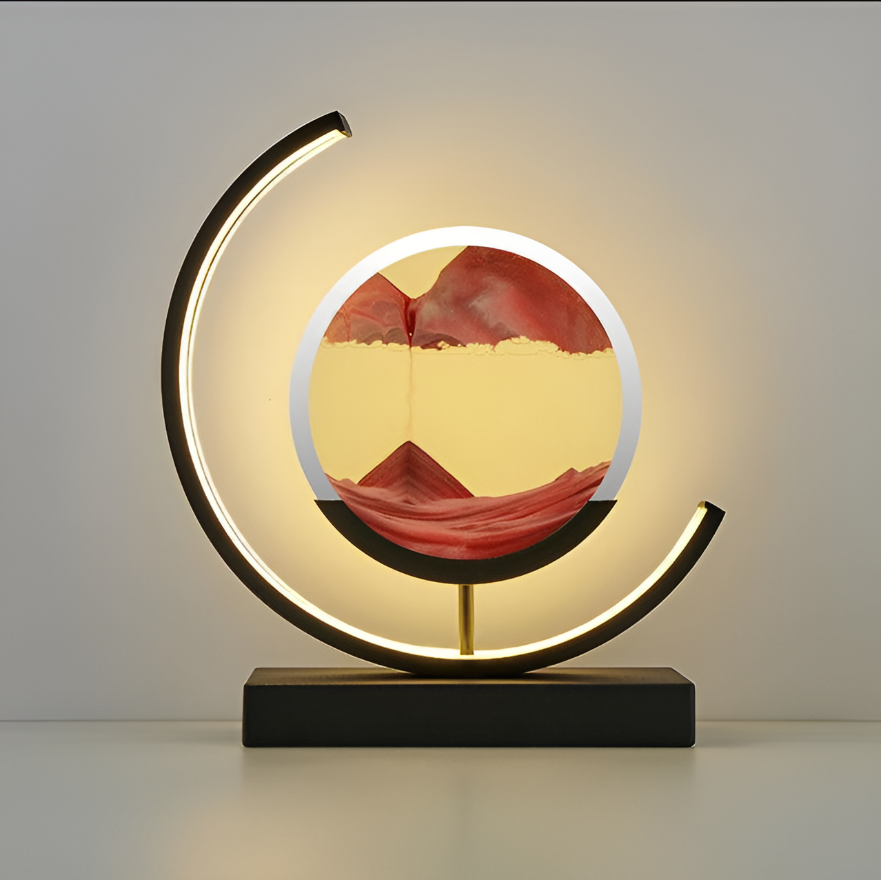 Serava - Sandlampe mit App- & Fernbedienung - Dimmbar mit 3 Lichtfarben