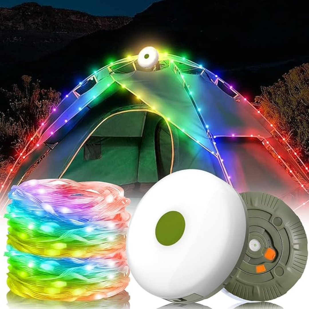 Camping Lichterkette LED Aufrollbar - CAMPBUDDY™