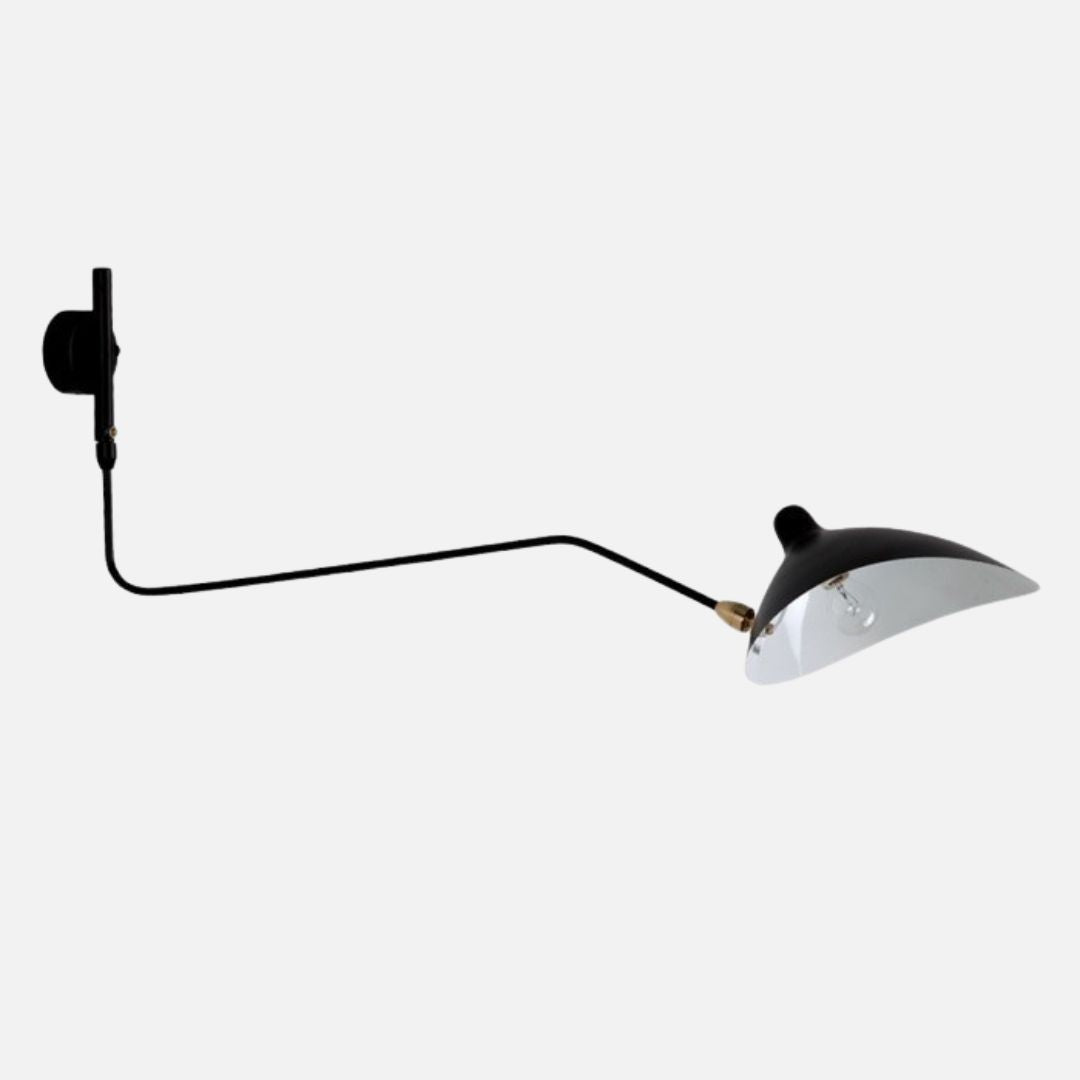 Duckbill Wandleuchte – Verstellbar, E14, Schwarz/Weiß