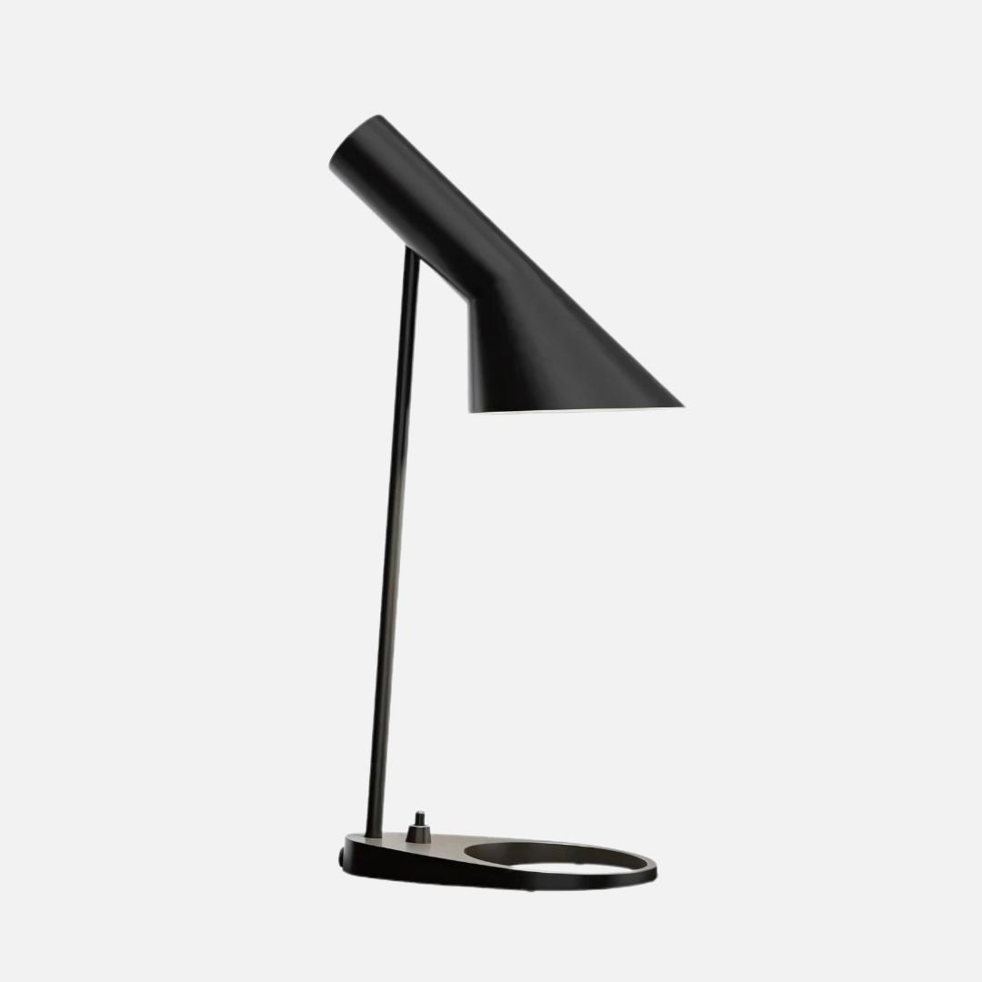 Schreibtischlampe Modern – Metall, E27, Schwarz/Weiß