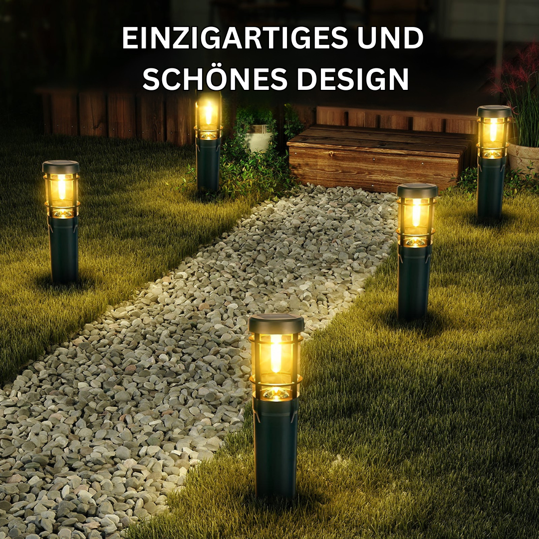 Solar Gartenlichter – 14h Leuchtdauer, IP65, Außen