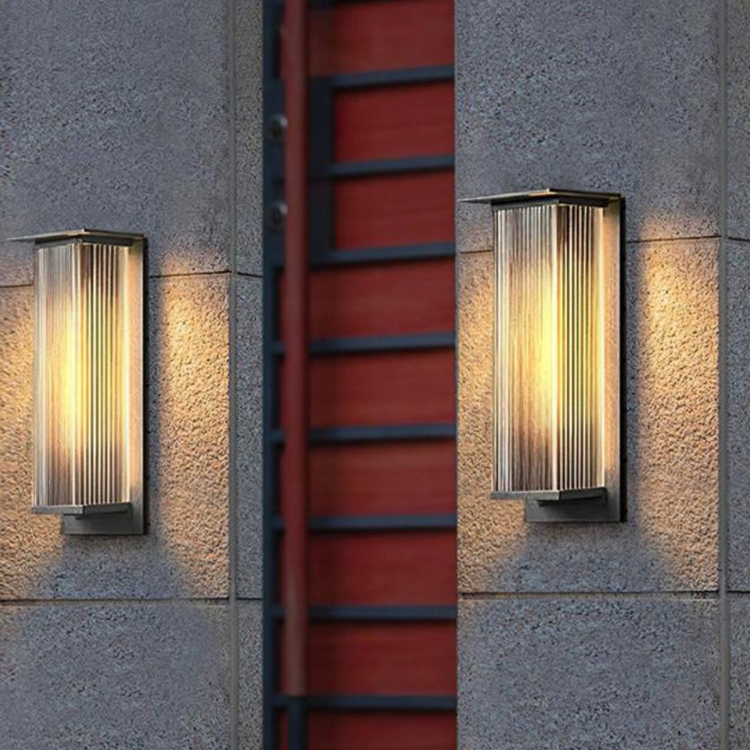 Wandleuchte Außenbereich Wasserdicht LED Schwarze Box für Garten & Terrasse
