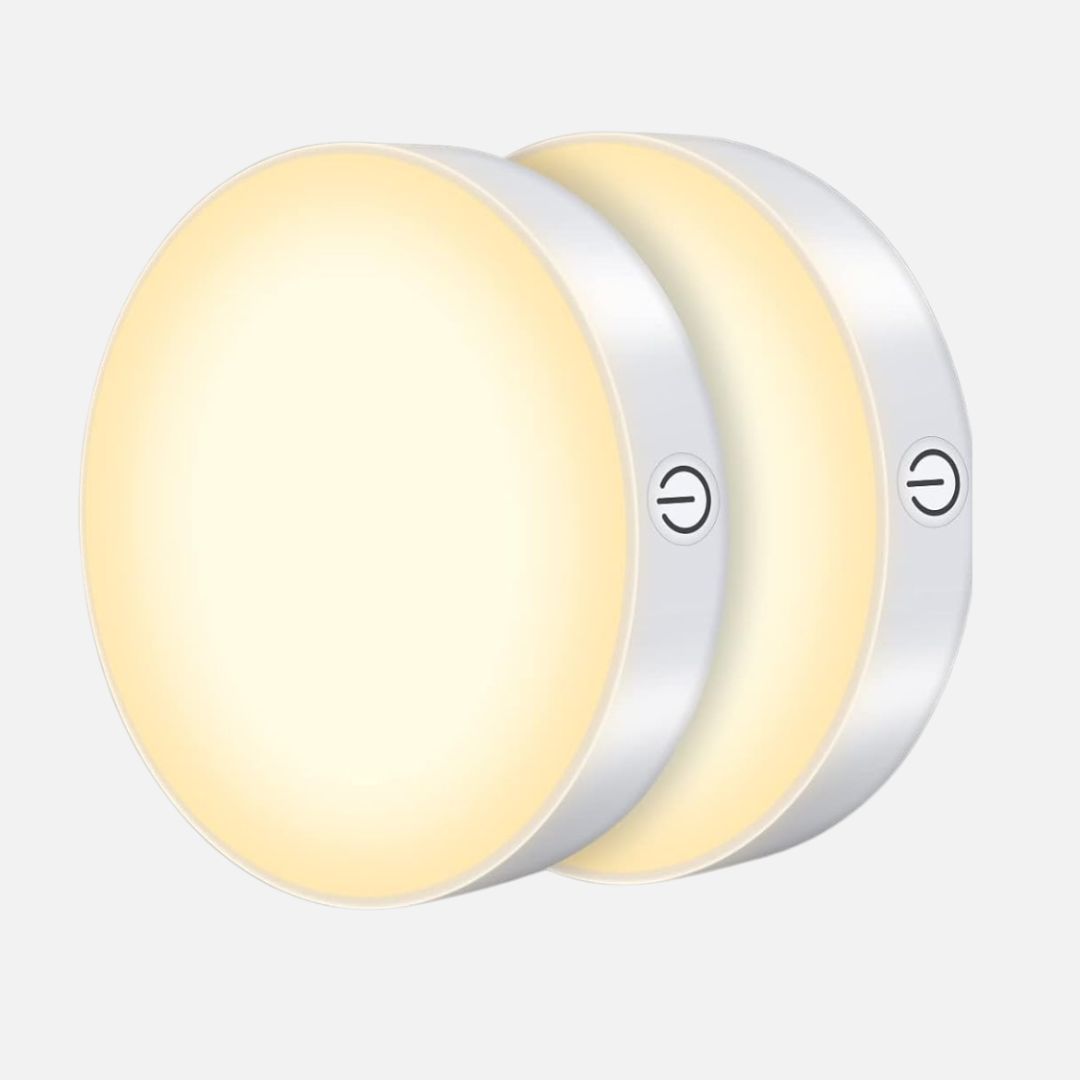 Wiederaufladbares LED-Touch-Licht 3000K/6000K Dimmbar (2er-Pack)