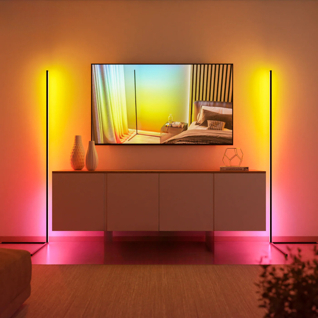 LED Stehlampe LumiPillar – Modern, Dimmbar für Wohnzimmer & Büro