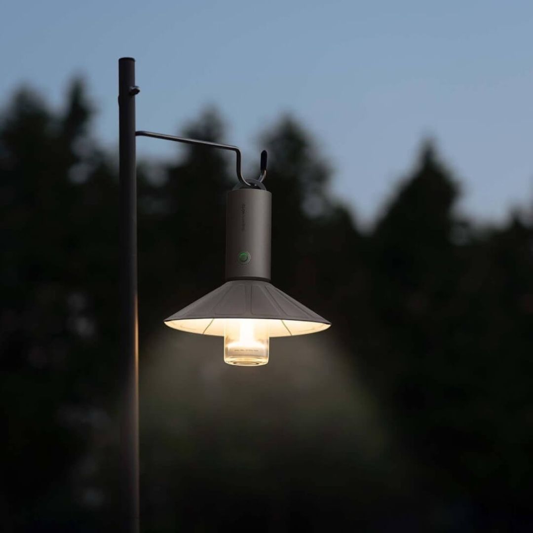 3-in-1 Wiederaufladbare Campinglaterne mit Taschenlampe & Ambientebeleuchtung