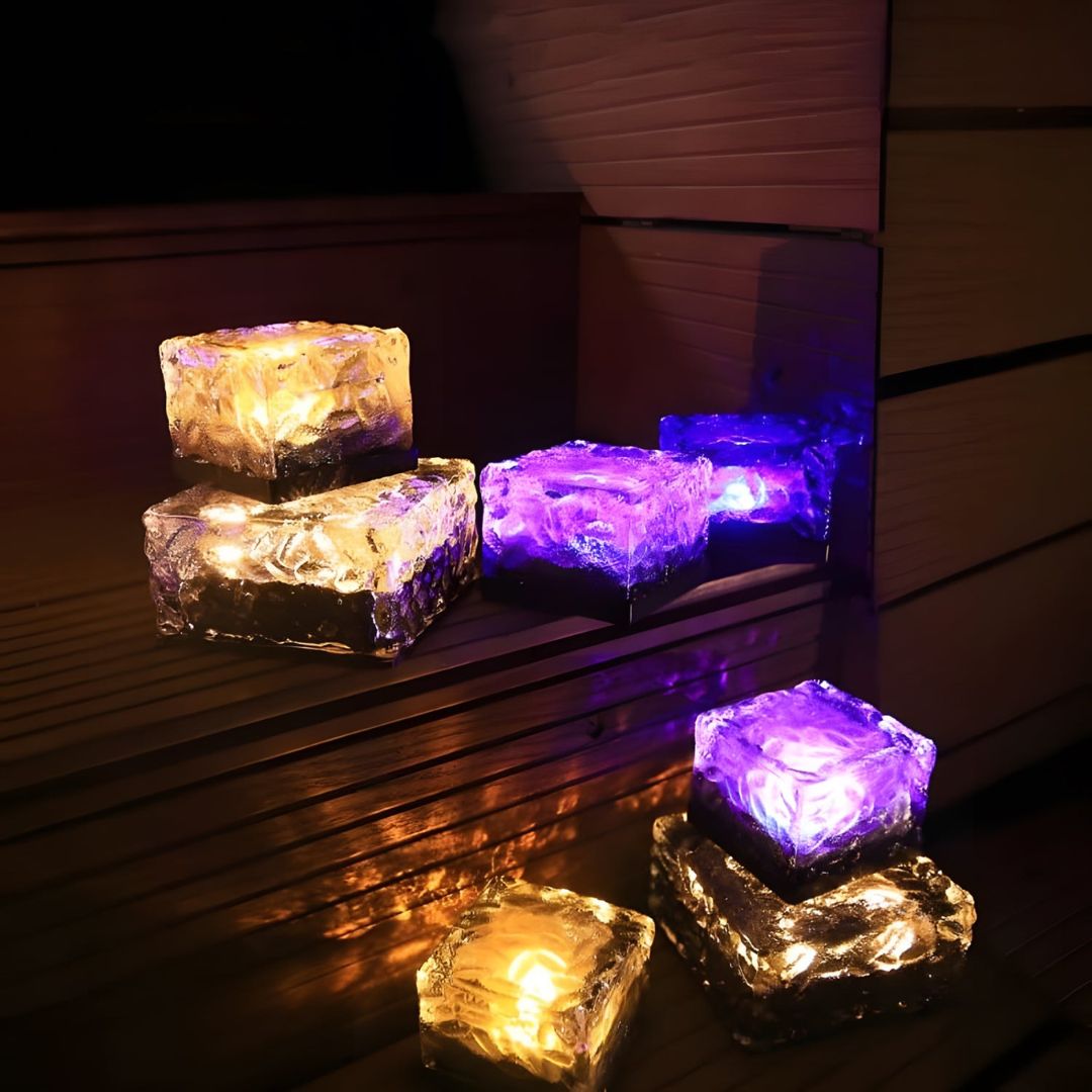Solarleuchten Set – 6er Pack Solarlampen Garten mit Fernbedienung und Einstellbarer Helligkeit