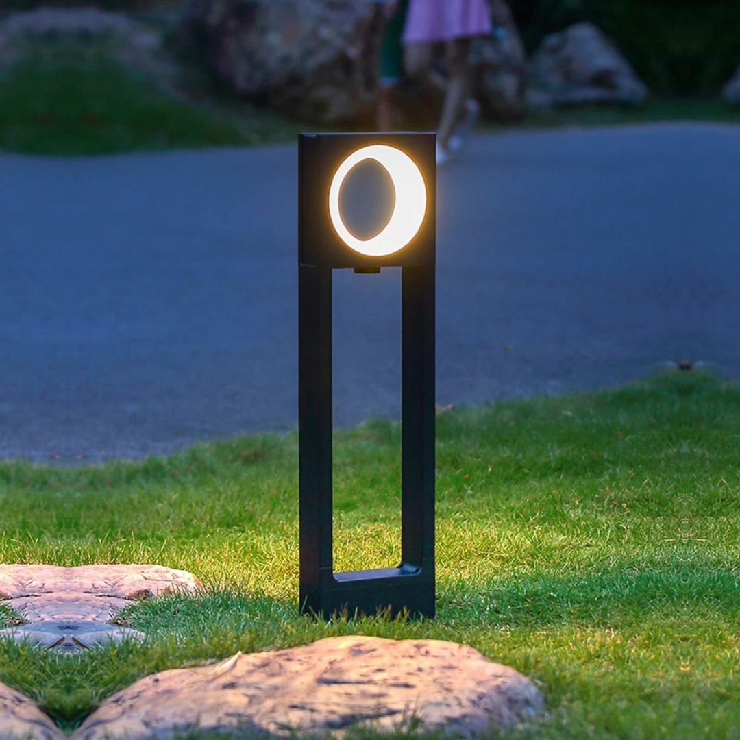Wetterfeste Außenwandleuchte mit 20W LED – Aluminium, Warmweiß für Garten und Wege