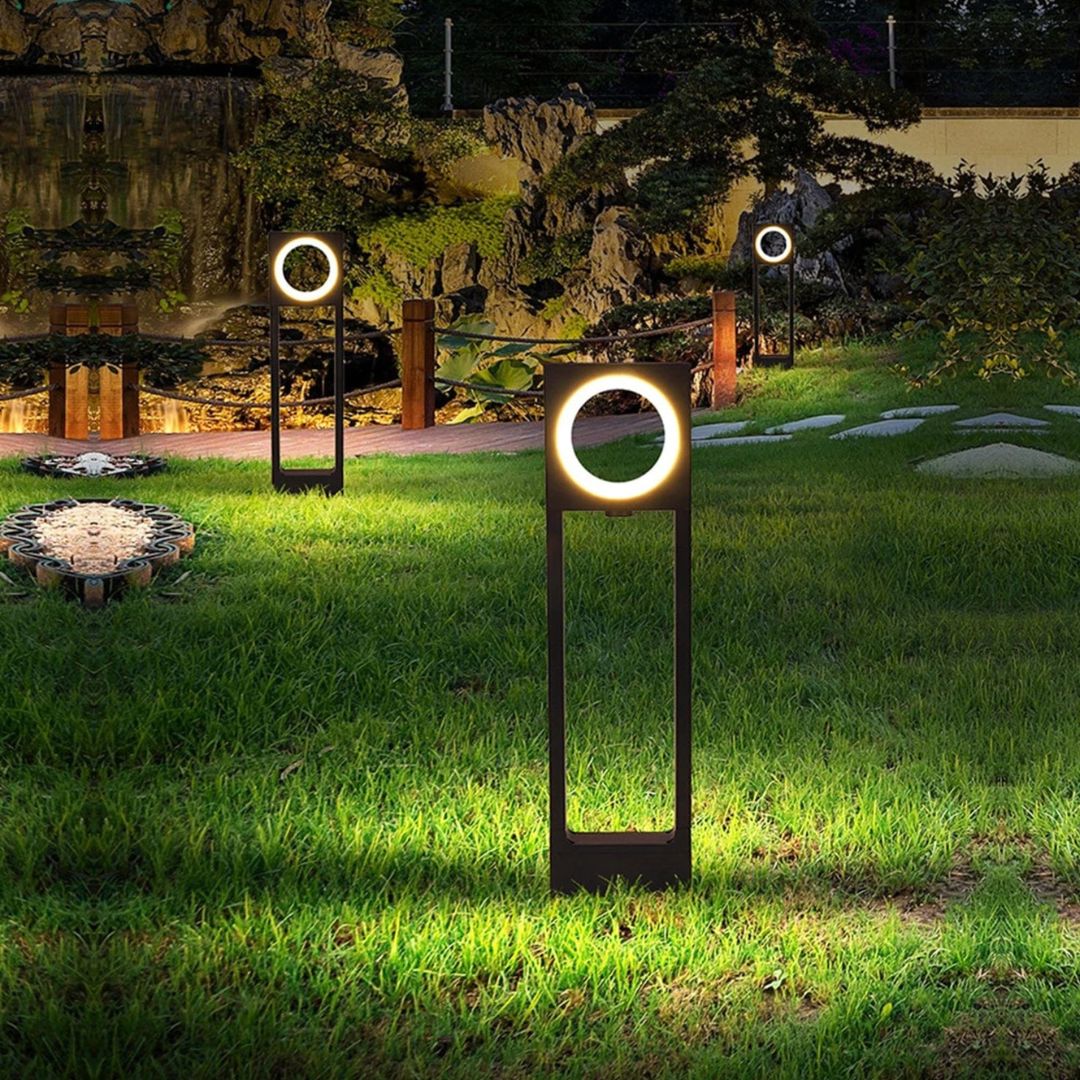 Wetterfeste Außenwandleuchte mit 20W LED – Aluminium, Warmweiß für Garten und Wege
