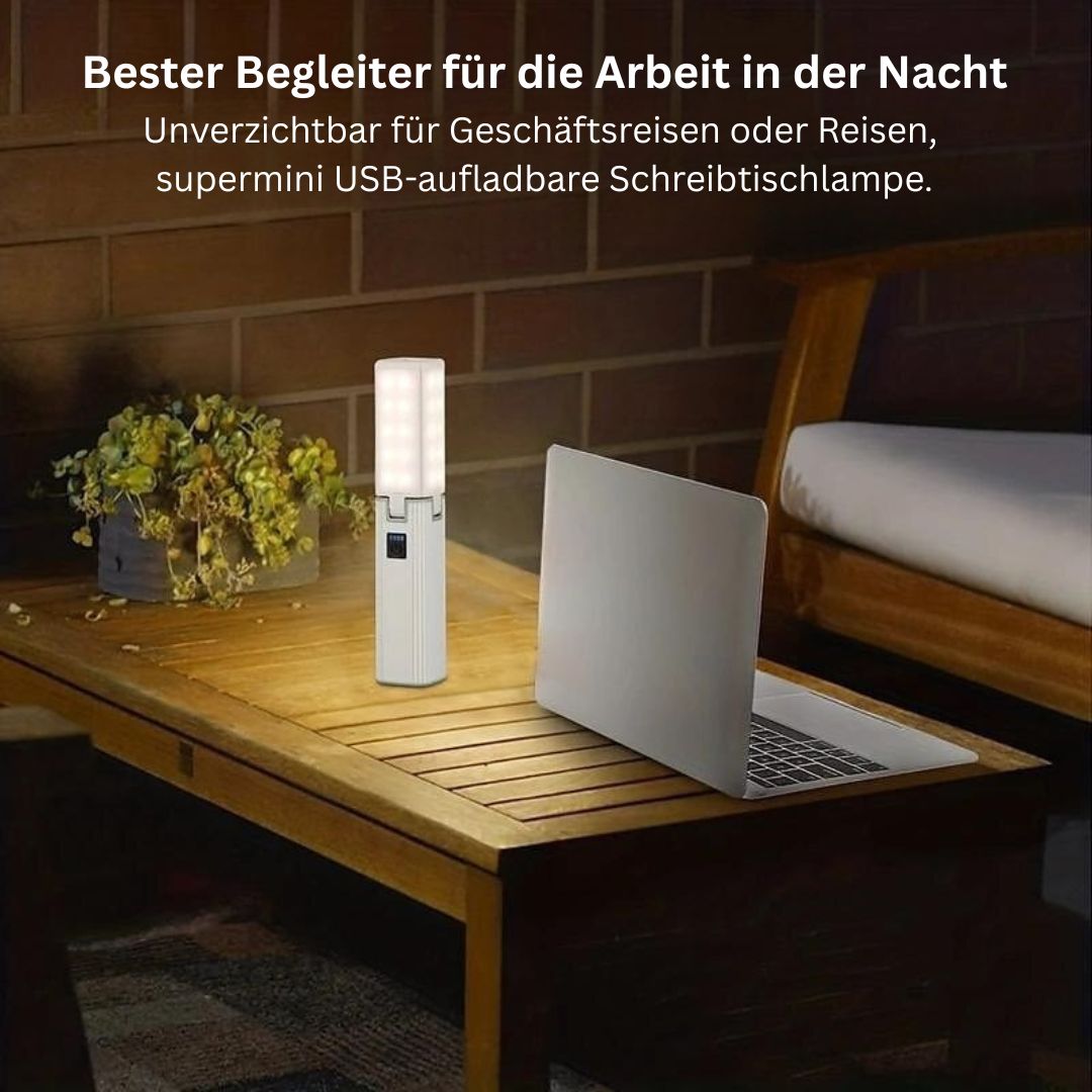 3-in-1 Campinglicht USB Wiederaufladbare Zeltlaterne mit Handy-Ladegerät