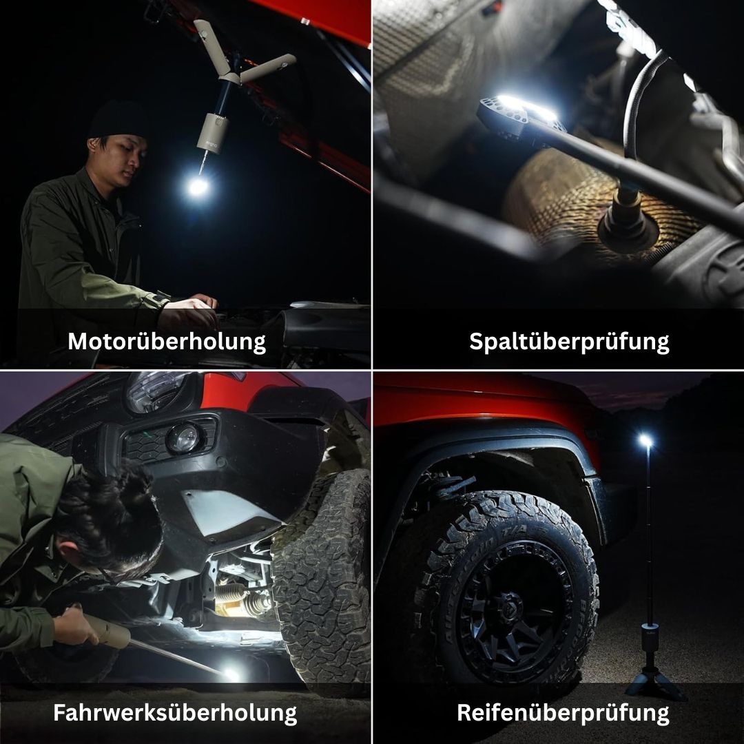 Teleskop-Stativ-Outdoor-Lampe mit Powerbank und wasserdichtem Design