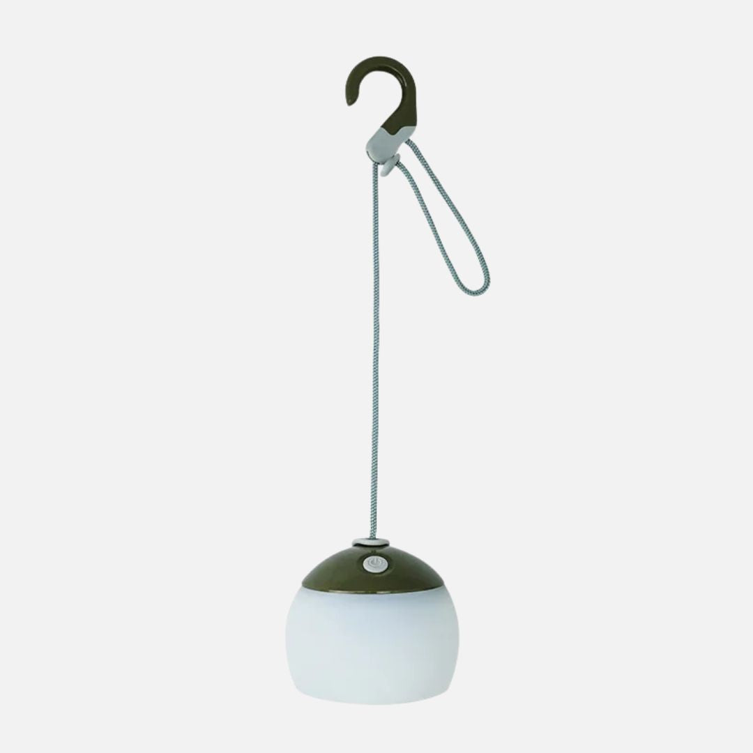 Outdoor-Campinglampe mit verstellbarem Seil und warmen und kalten LED-Modi