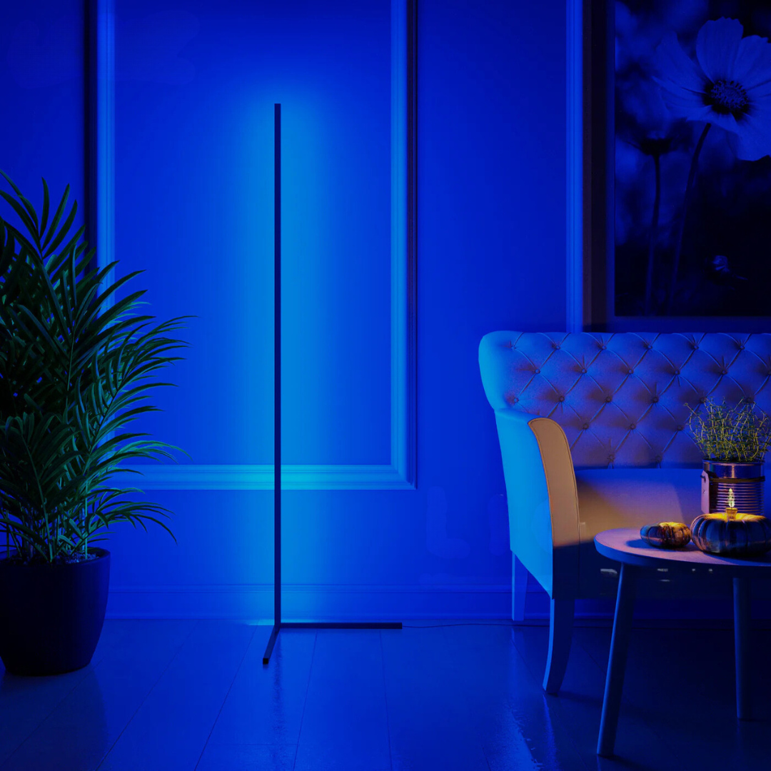 LED Stehlampe LumiPillar – Modern, Dimmbar für Wohnzimmer & Büro