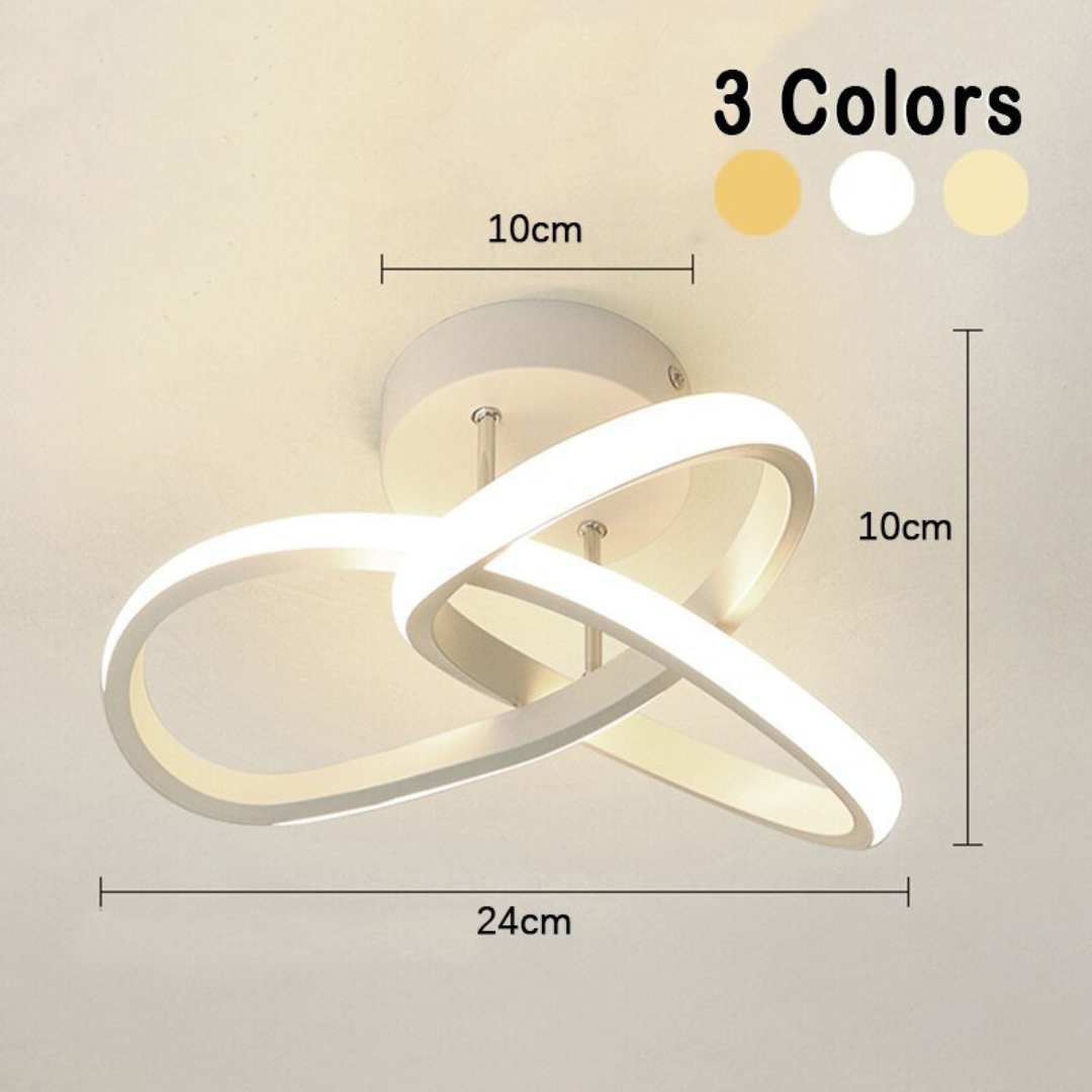 LED Deckenlampe – 3 Ringe, Dimmbar, Warmweiß